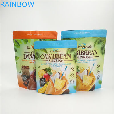 Ziplock στάση φύλλων αλουμινίου αργιλίου επάνω Gravure σακουλών στην εκτύπωση για ξηρό - συσκευασία φρούτων