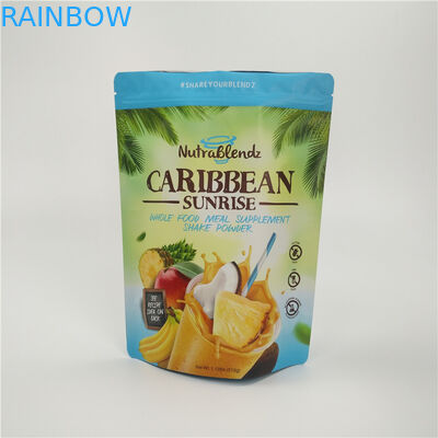 Ξηρός - φρούτων πρόχειρων φαγητών τσαντών συσκευάζοντας φύλλο αλουμινίου αργιλίου φερμουάρ τυπωμένο συνήθεια αδιάβροχο