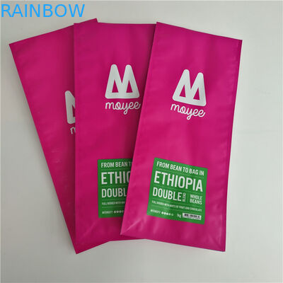 Η συνήθεια επίπεδων κατώτατων σημείων μεταλλινών τύπωσε Gusset τοποθετημένες σε στρώματα τις αργίλιο Μ σακουλών στάσεων επάνω τσάντες καφέ