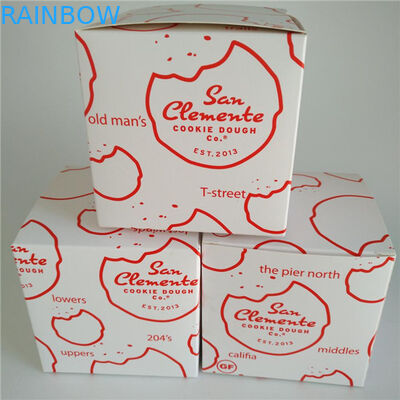 Μικρή κενή καλλυντική συσκευασία θυμιάματος εγγράφου βοτανική με το κιβώτιο ολογραμμάτων παραθύρων της PET