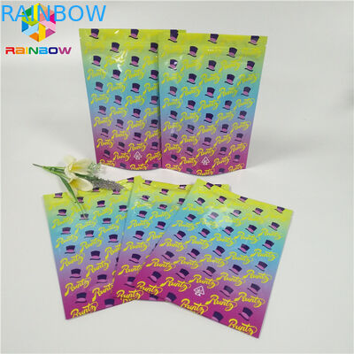 Ziplock τσαντών Runtz απόδειξης μυρωδιάς μπισκότων στάση επάνω στην ασφαλή για τα παιδιά Gravure σακουλών εκτύπωση