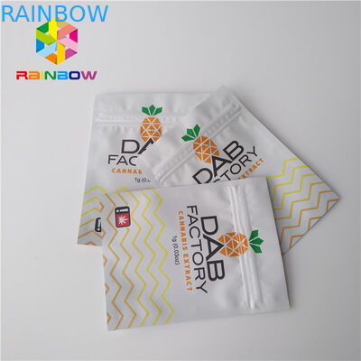 Πλαστικές σακούλες φύλλων αλουμινίου αργιλίου που συσκευάζουν την υγρασία - απόδειξη για τα ζιζάνια Gummies πετρελαίου CBD