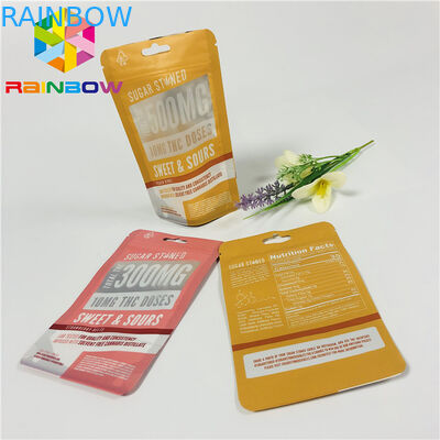 Επαναχρησιμοποιήσιμη πλαστική στάση επάνω στις τσάντες σακουλών φερμουάρ ματ που τελειώνει με το μπροστινό σαφές παράθυρο