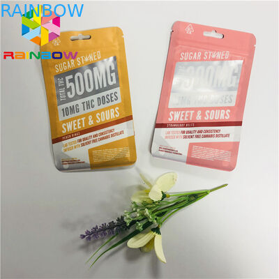 Επαναχρησιμοποιήσιμη πλαστική στάση επάνω στις τσάντες σακουλών φερμουάρ ματ που τελειώνει με το μπροστινό σαφές παράθυρο