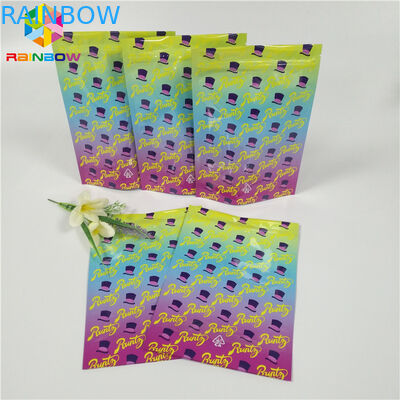 Συσκευάζοντας αγόρια πλαστικό Mateial ζουγκλών Runtz μπισκότων ζιζανίων Runtz τσαντών φύλλων αλουμινίου φερμουάρ