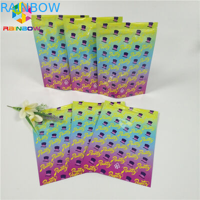 Συσκευάζοντας αγόρια πλαστικό Mateial ζουγκλών Runtz μπισκότων ζιζανίων Runtz τσαντών φύλλων αλουμινίου φερμουάρ