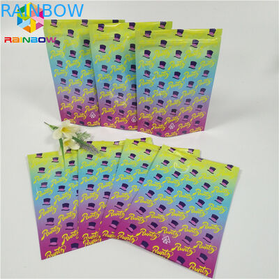 Συσκευάζοντας αγόρια πλαστικό Mateial ζουγκλών Runtz μπισκότων ζιζανίων Runtz τσαντών φύλλων αλουμινίου φερμουάρ