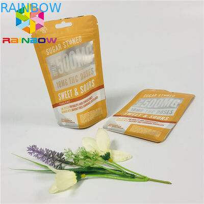 Πλαστικές σακούλες καρυδιών πρόχειρων φαγητών που συσκευάζουν Customzied που τυπώνει το σαφές παράθυρο με το Resealable φερμουάρ