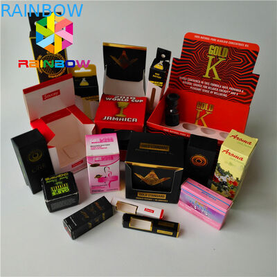 Χαμηλή εκτύπωση 1oz συνήθειας Moq κιβωτίων συσκευασίας μπουκαλιών ουσιαστικού πετρελαίου CBD 2 ανακυκλωμένου Oz εγγράφου καρτών