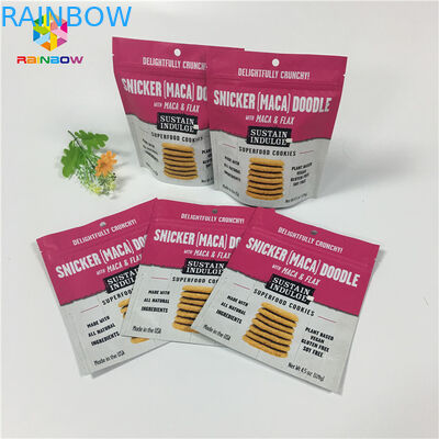 Resealable πλαστική βιοδιασπάσιμη ψηφιακή εκτύπωση τσαντών συσκευασίας φύλλων αλουμινίου για τη σοκολάτα/το τυρί