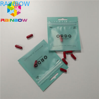 3 δευτερεύουσα σφραγισμένη σφραγίδα Ziplock φύλλων αλουμινίου αργιλίου συσκευασίας σακουλών φύλλων αλουμινίου χαπιών εκτύπωση συνήθειας