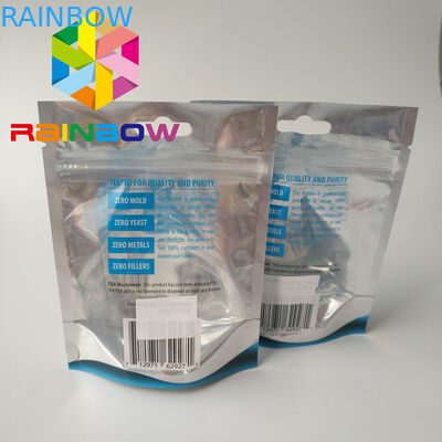 Τυπωμένη η συνήθεια συσκευασία τσαντών φύλλων αλουμινίου, στέκεται επάνω τη σακούλα κλειδαριών φερμουάρ για φαρμακευτικό Kraton