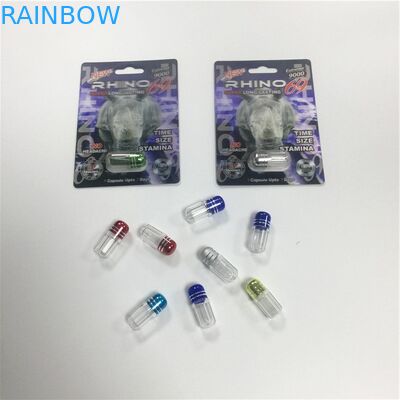 Μίνι πλαστικός συσκευάζοντας ρινόκερος 69 πακέτων φουσκαλών μπουκαλιών CP εμπορευματοκιβώτιο μορφής σφαιρών καψών χαπιών