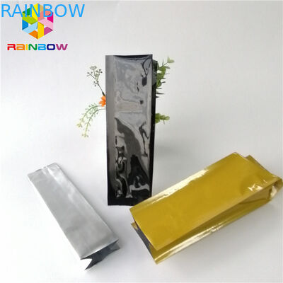 Resealable στάση φύλλων αλουμινίου αργιλίου επάνω Gusset σακουλών 12oz 16oz στη δευτερεύουσα τσάντα τσαγιού καφέ ψητού