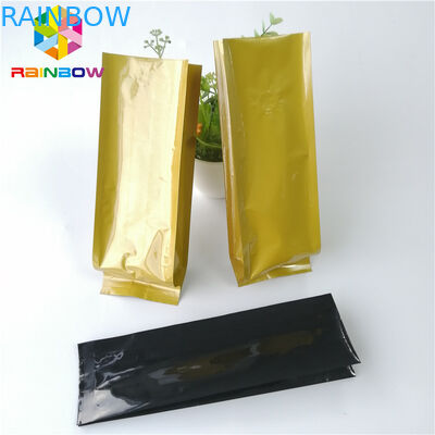 Resealable στάση φύλλων αλουμινίου αργιλίου επάνω Gusset σακουλών 12oz 16oz στη δευτερεύουσα τσάντα τσαγιού καφέ ψητού