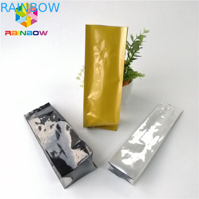 Resealable στάση φύλλων αλουμινίου αργιλίου επάνω Gusset σακουλών 12oz 16oz στη δευτερεύουσα τσάντα τσαγιού καφέ ψητού