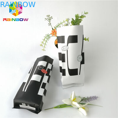 Greaseproof τσάντα πρόχειρων φαγητών που συσκευάζει τη σαφή τσάντα παραθύρων της Λευκής Βίβλου σαφή με το δεσμό κασσίτερου