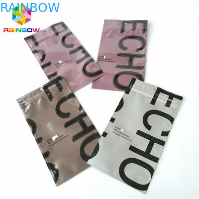 Ziplock φύλλων αλουμινίου αλουμινίου η συσκευασία τοποθετεί την τρίπλευρη σφραγισμένη πλαστική κενή σακούλα τσαγιού σε σάκκο