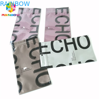 Ziplock φύλλων αλουμινίου αλουμινίου η συσκευασία τοποθετεί την τρίπλευρη σφραγισμένη πλαστική κενή σακούλα τσαγιού σε σάκκο