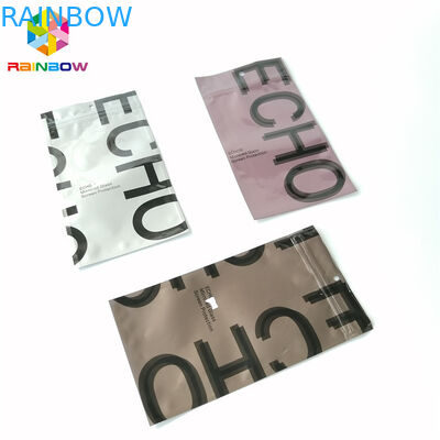 Ziplock φύλλων αλουμινίου αλουμινίου η συσκευασία τοποθετεί την τρίπλευρη σφραγισμένη πλαστική κενή σακούλα τσαγιού σε σάκκο