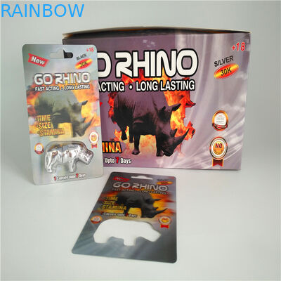 Φωτογραφικών διαφανειών φουσκαλών πακέτων συσκευάζοντας ενθέτων καρτών αρσενικές αυξήσεων συσκευάζοντας τσάντες καρτών χαπιών τρισδιάστατες