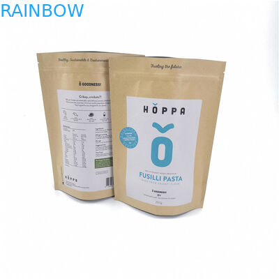 Η ανακυκλώσιμη Kraft προσάρμοσε την ιδιωτική ετικέτα τσαντών εγγράφου ανθεκτική για τη συσκευασία των τροφίμων