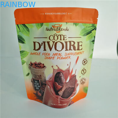 Συγκολλήστε τις πλαστικές σακούλες που συσκευάζουν με θερμότητα τις ψημένες τσάντες σκονών φασολιών καφέ με Ziplock