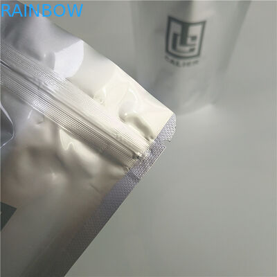 Ψηφιακή στάση τυπωμένων υλών επάνω στην αλατισμένη συσκευασία λουτρών καρύδων τσαντών φερμουάρ Doypack σακουλών