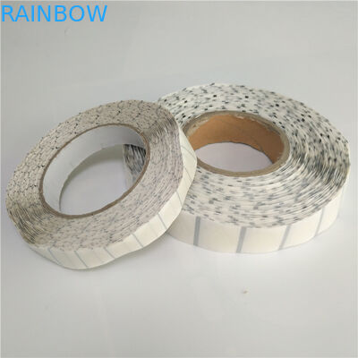 Το αποτυπωμένο σε ανάγλυφο προειδοποιώντας τρίγωνο συρρικνώνεται τα σαφή πρότυπα ετικετών μανικιών για το υγρό μπουκάλι χυμού