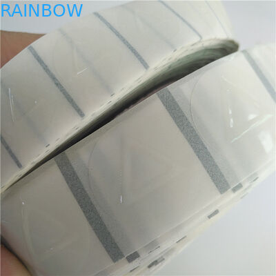 Το αποτυπωμένο σε ανάγλυφο προειδοποιώντας τρίγωνο συρρικνώνεται τα σαφή πρότυπα ετικετών μανικιών για το υγρό μπουκάλι χυμού