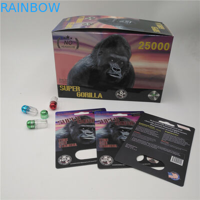 Μυγών αρσενικό ενεργειακών ανυψωτών φουσκαλών εγγράφου καρτών υλικό συσκευασίας τρυπών Gule διπλό για την κάψα