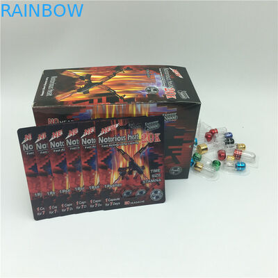 Μυγών αρσενικό ενεργειακών ανυψωτών φουσκαλών εγγράφου καρτών υλικό συσκευασίας τρυπών Gule διπλό για την κάψα