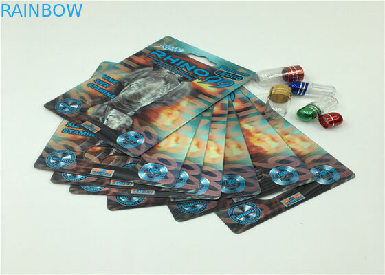 Ανθεκτική συσκευασία καρτών εγγράφου για το αρσενικό που ενισχύει τα φυσικά χάπια φύλων απόδοσης