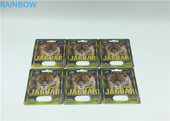 Εκτύπωση FX 35000 αρσενικά χάπια αυξήσεων καρτών φουσκαλών που συσκευάζουν την τρισδιάστατη κάρτα ενθέτων επίδρασης