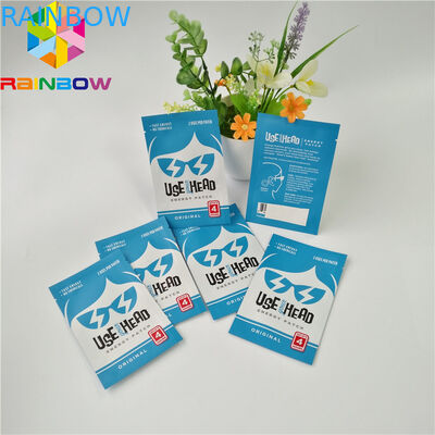 4x6 ίντσας αργιλίου φύλλων αλουμινίου σακουλών συσκευάζοντας μυρωδιάς τοποθετημένο σε στρώματα απόδειξη λογότυπο συνήθειας Mylar πλαστικό