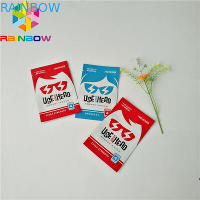 4x6 ίντσας αργιλίου φύλλων αλουμινίου σακουλών συσκευάζοντας μυρωδιάς τοποθετημένο σε στρώματα απόδειξη λογότυπο συνήθειας Mylar πλαστικό