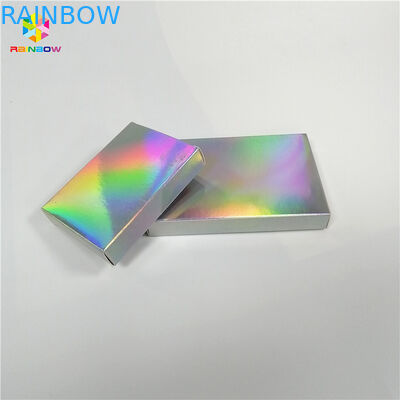 Προσαρμοσμένος τυπωμένος ακτινοβολήστε κιβώτιο εγγράφου που συσκευάζει το καλλυντικό ολογραφικό λέιζερ για το δώρο