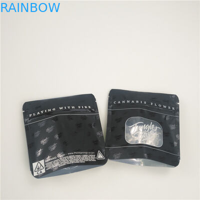 Αδιάβροχες πλαστικές σακούλες που συσκευάζουν την παγωμένη τοποθετημένη σε στρώματα BOPP εκτύπωση λογότυπων Mylar φύλλων αλουμινίου αργιλίου