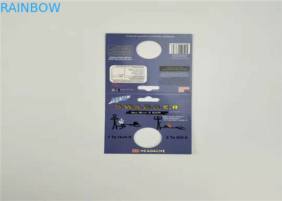 Καψών πλαστικό φουσκαλών συσκευάζοντας φύλων σχέδιο ρινοκέρων 8-50000 καρτών χαπιών τρισδιάστατο με την πλαστική κάλυψη