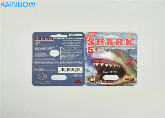 Eco φιλική φουσκαλών πακέτων συσκευάζοντας ολογραμμάτων κάρτα εγγράφου αγοριών 6X φύλλων αλουμινίου μεγάλη με το κιβώτιο επίδειξης