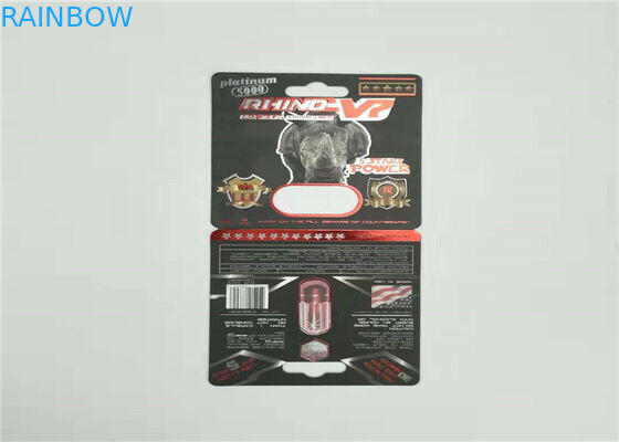 Eco φιλική φουσκαλών πακέτων συσκευάζοντας ολογραμμάτων κάρτα εγγράφου αγοριών 6X φύλλων αλουμινίου μεγάλη με το κιβώτιο επίδειξης