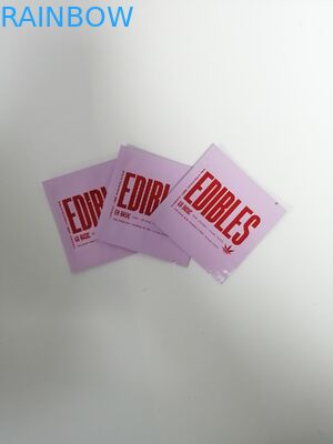 Ziplock Mylar 3.5/7 γραμμαρίων πλαστικές τσάντες ζιζανίων απόδειξης μυρωδιάς για τη συσκευασία λουλουδιών Gummies