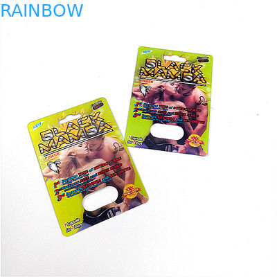 Ιδιόρρυθμη πλαστική φουσκάλα φωτογραφικών διαφανειών που συσκευάζει τη μαύρη πλαστική κάλυψη καρτών Mamsa τρισδιάστατη για τα χάπια φύλων