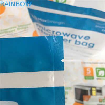 Ziplock κατώτατο Gusset μικροκυμάτων τοποθετεί τη στιλπνή στάση επάνω στην πλαστική σακούλα ανταπαντήσεων αποστειρωτή σε σάκκο