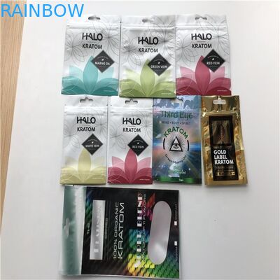 Resealable τρία - η πλευρά σφράγισε Ziplock φύλλων αλουμινίου αργιλίου την υγρασία τροφίμων τσαντών - απόδειξη