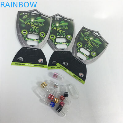 Ανακυκλώσιμες φουσκαλών καρτών συσκευάζοντας κάρτες χαπιών καψών αυξήσεων μυγών αρσενικές με τη σφαίρα