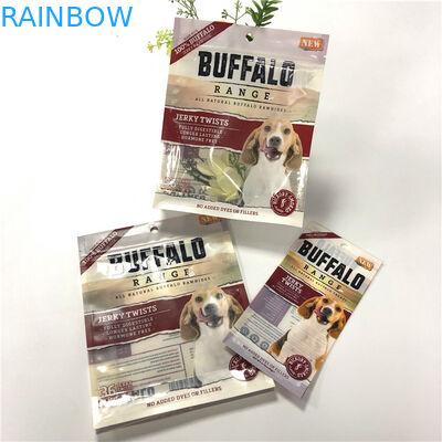 Ισχυρό σφραγίζοντας UV λογότυπο τσαντών τροφίμων της Pet απόδειξης μυρωδιάς που τυπώνεται με τις εύκολες στο άνοιγμα εγκοπές δακρυ'ων