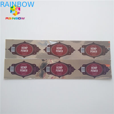 Dropper συρρικνώνεται το φαρμακευτικό μπουκάλι γυαλιού 30ml φιαλιδίων αυτοκόλλητων ετικεττών ετικετών μανικιών για το στεροειδές