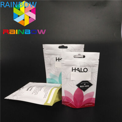 Βασιλικές Ziplock Kratom Μπαλί τσάντες φύλλων αλουμινίου αργιλίου για τα προϊόντα Cbd χορταριών ζιζανίων σκονών καρυκευμάτων