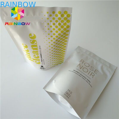 Τυπωμένη η Ziplock στάση φύλλων αλουμινίου επάνω στην καλλυντική συσκευάζοντας καρύδα τσαντών/το σώμα καφέ τρίβει